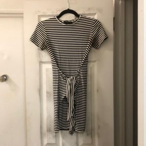 Theory Stripe Bodycon Dress
